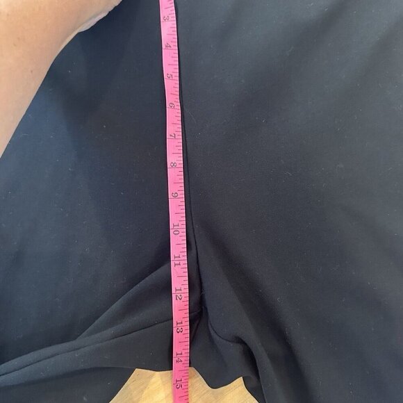 Talbots Pants Womens 24W Black Ponte Skinny Pull On Mid Rise Stretch Straight - Picture 11 of 12